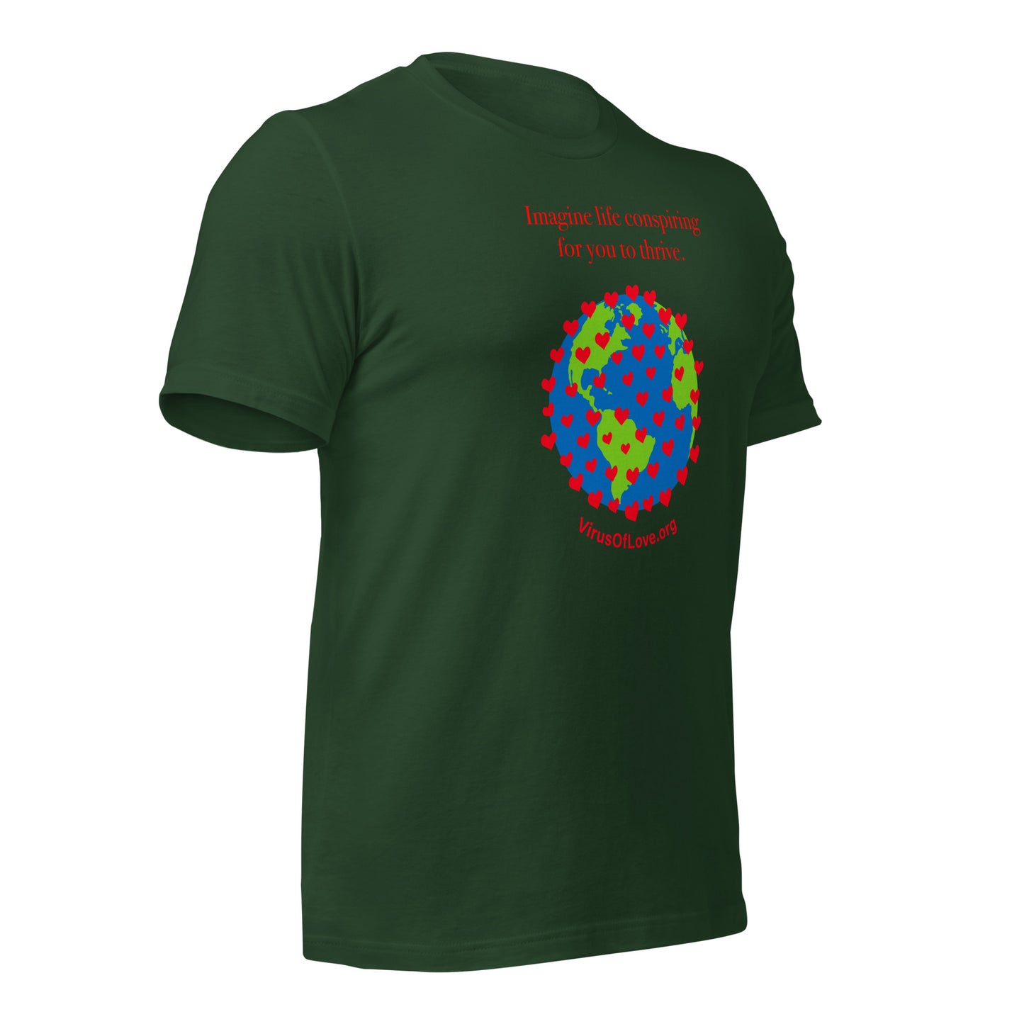 Imagine Life Conspiring For You To Thrive Unisex SS t-shirt