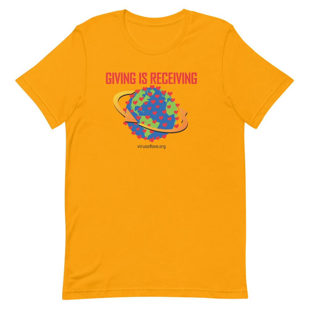 Giving Is Receiving Short-Sleeve Unisex T-Shirt