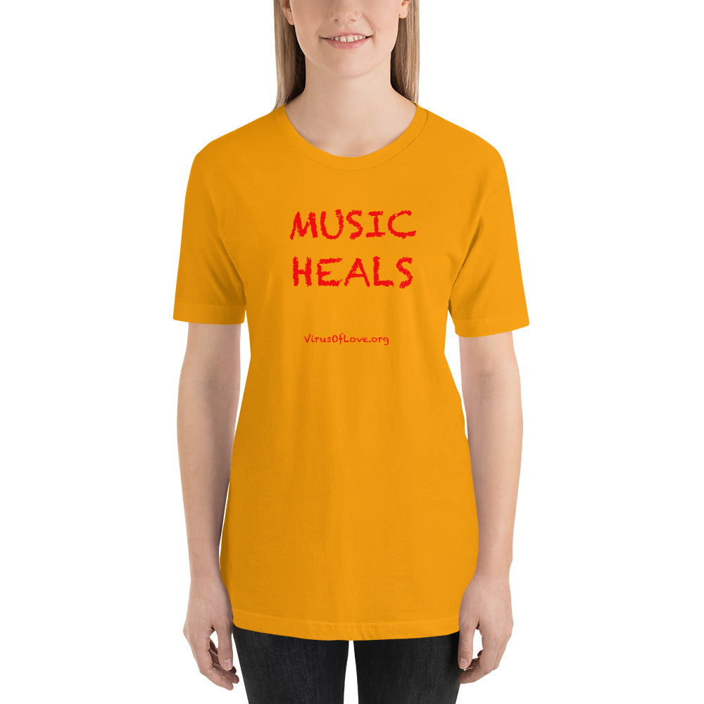 Music Heals Unisex SS t-shirt