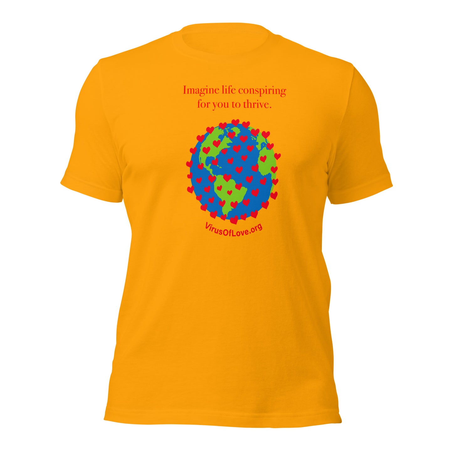 Imagine Life Conspiring For You To Thrive Unisex SS t-shirt