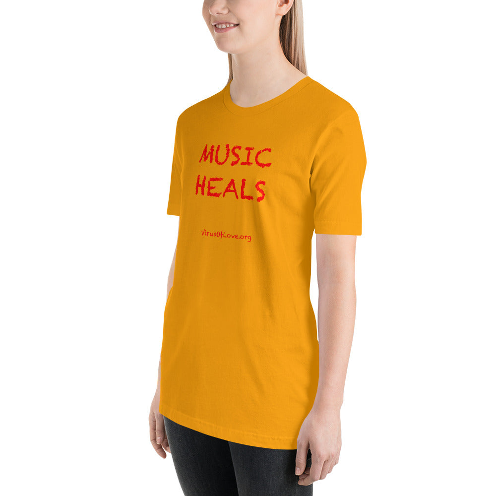 Music Heals Unisex SS t-shirt