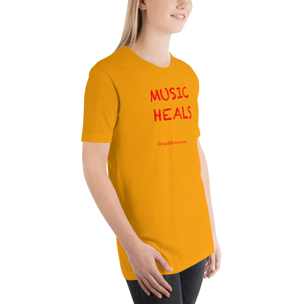 Music Heals Unisex SS t-shirt