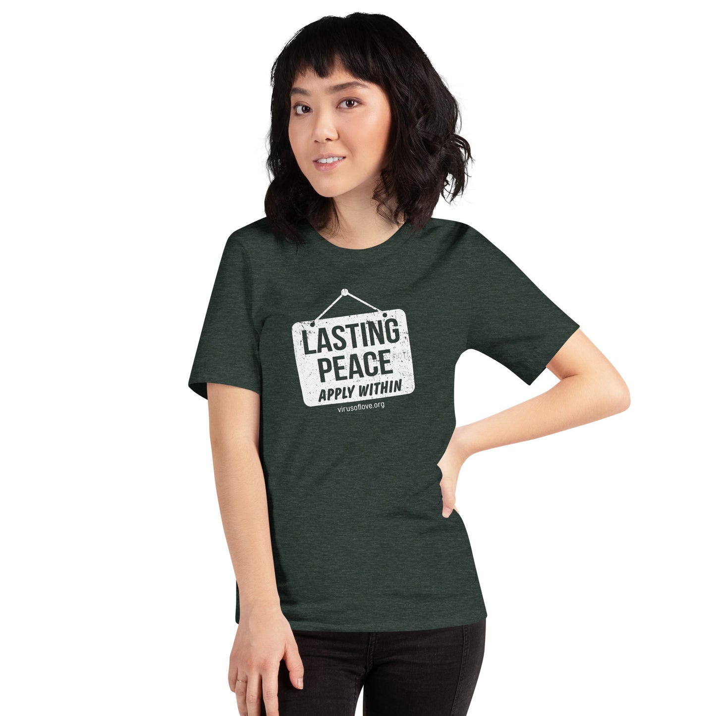 Lasting Peace Apply Within Unisex  SS t-shirt