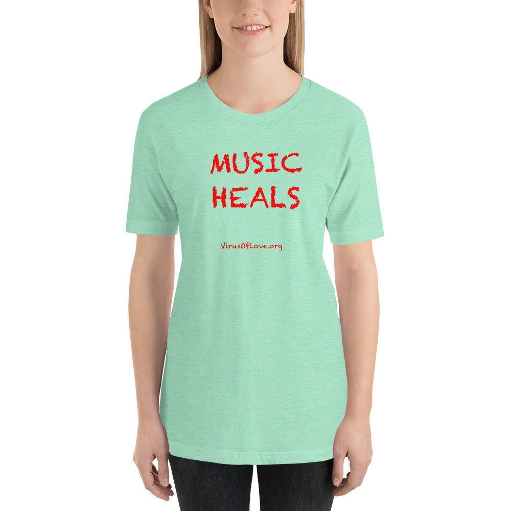 Music Heals Unisex SS t-shirt