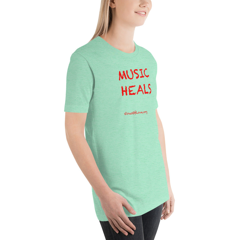 Music Heals Unisex SS t-shirt