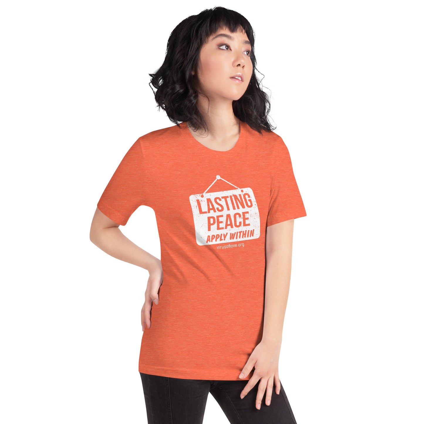 Lasting Peace Apply Within Unisex  SS t-shirt