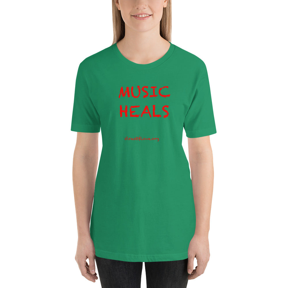 Music Heals Unisex SS t-shirt