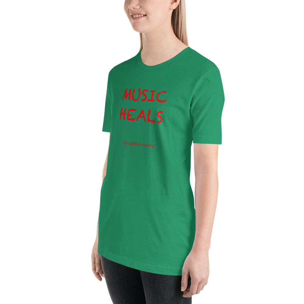 Music Heals Unisex SS t-shirt