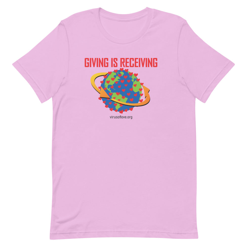 Giving Is Receiving Short-Sleeve Unisex T-Shirt