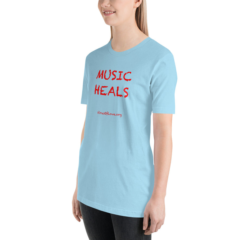 Music Heals Unisex SS t-shirt