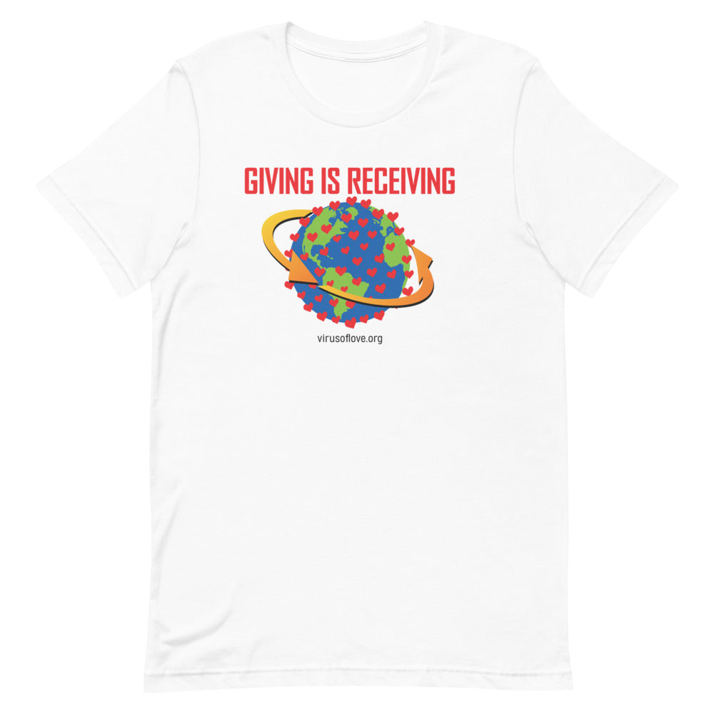 Giving Is Receiving Short-Sleeve Unisex T-Shirt