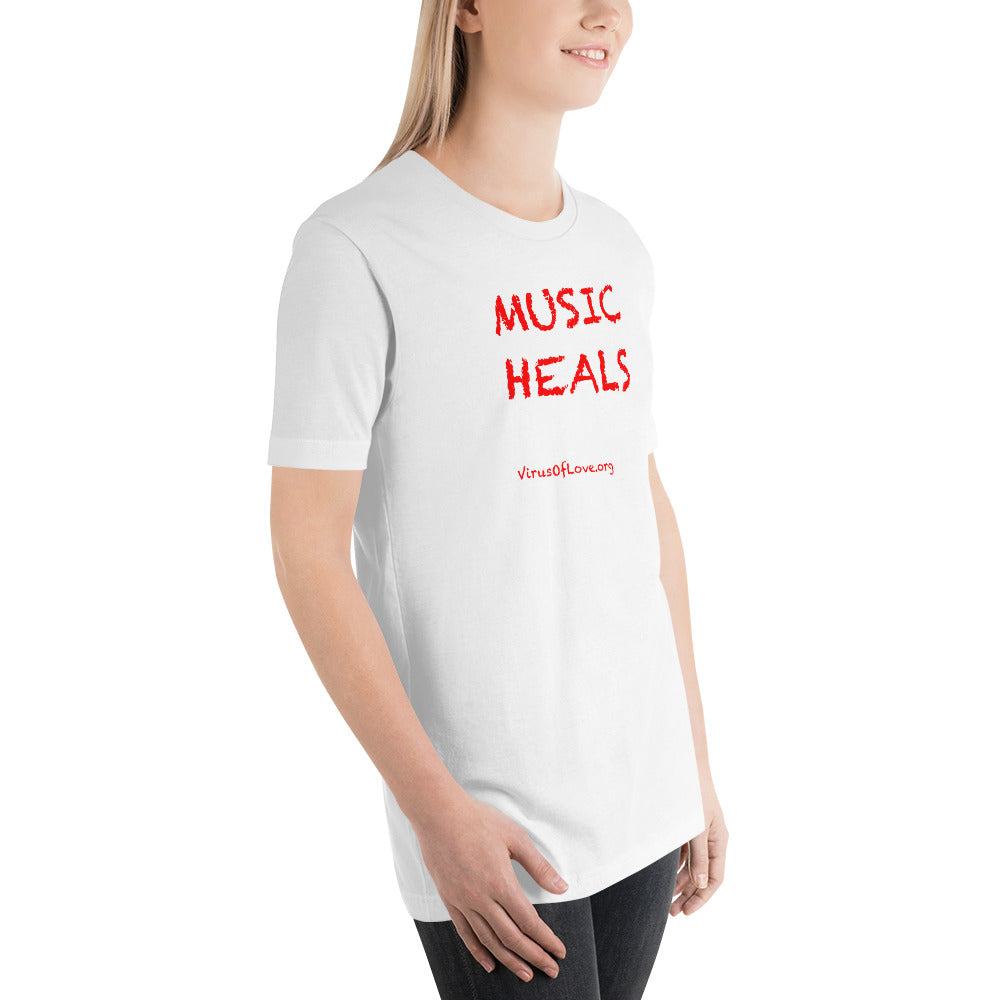 Music Heals Unisex SS t-shirt