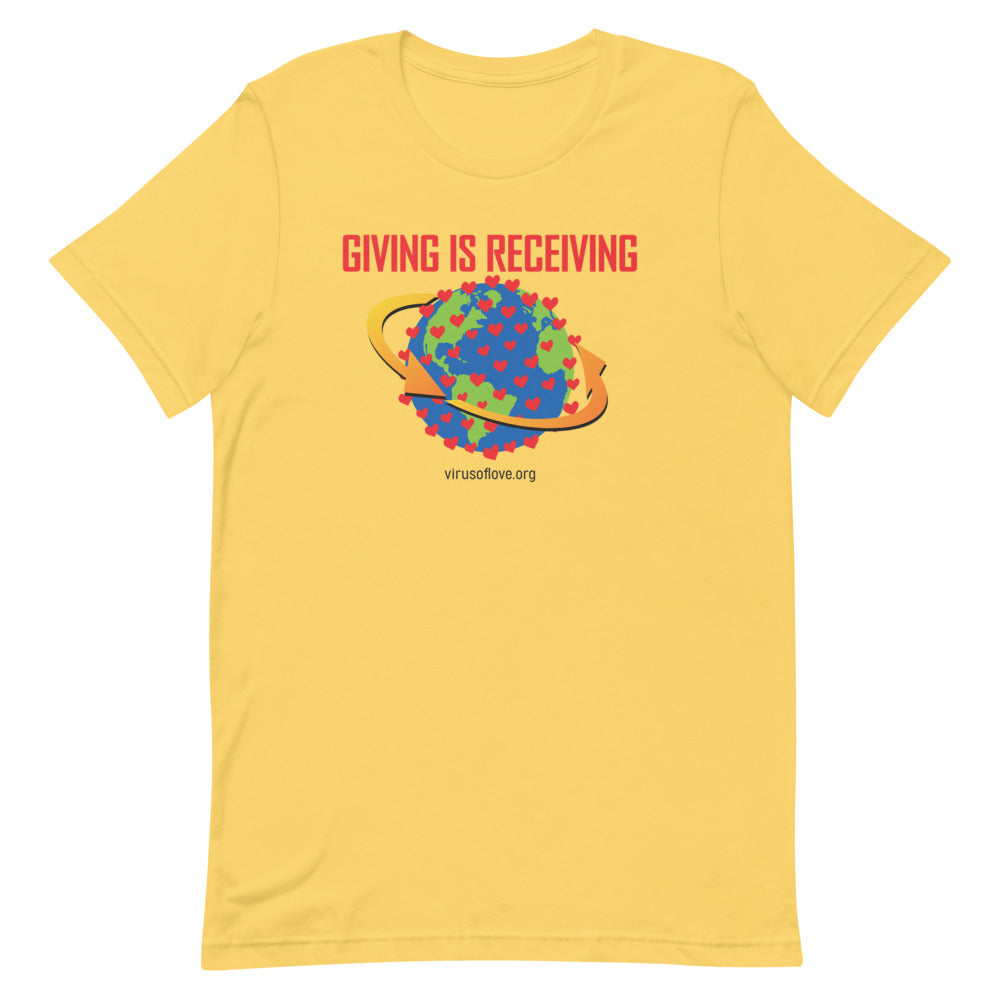 Giving Is Receiving Short-Sleeve Unisex T-Shirt