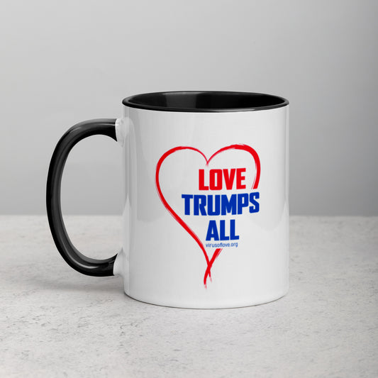 Love Trumps All-Mug with Color Inside