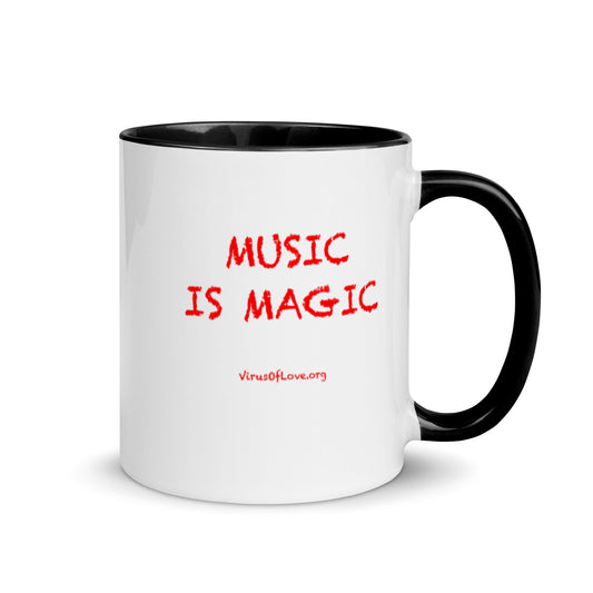 Music Is Magic - Mug with Color Inside