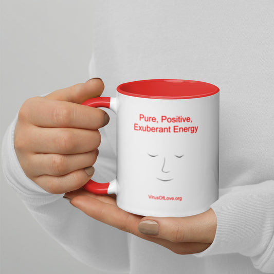 Pure Positive Exuberant Energy - Mug with Color Inside