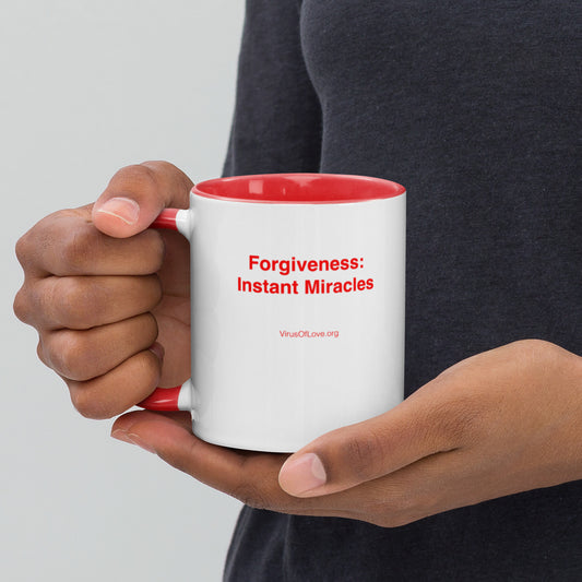 Forgiveness Instant Miracles Mug with Color Inside