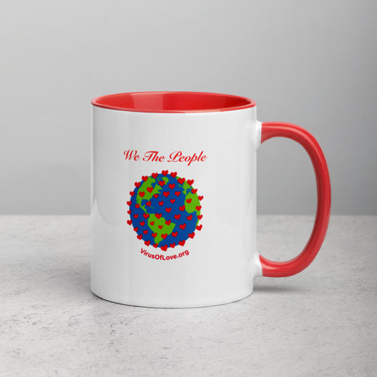 We The People Mug with Color Inside