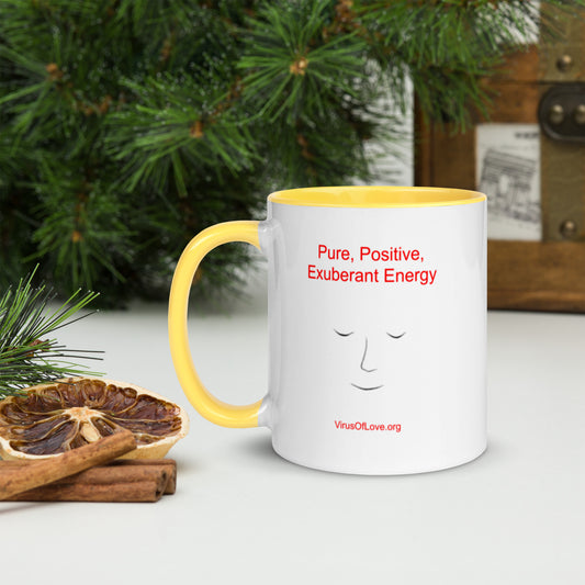 Pure Positive Exuberant Energy - Mug with Color Inside