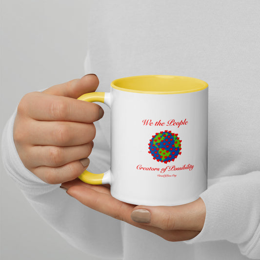 We The People Creators of Possibility Mug with Color Inside