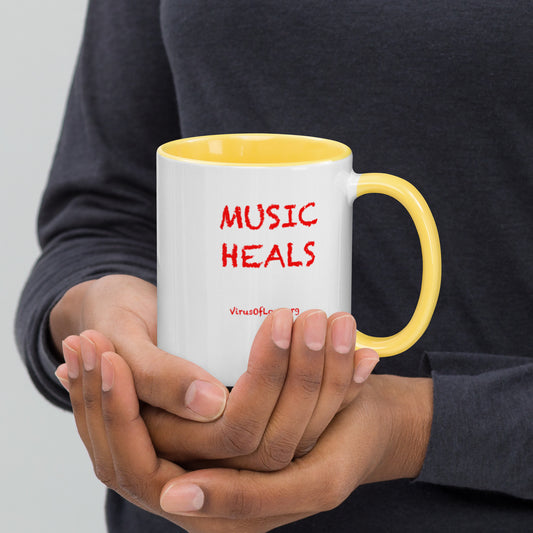 Music Heals Mug with Color Inside